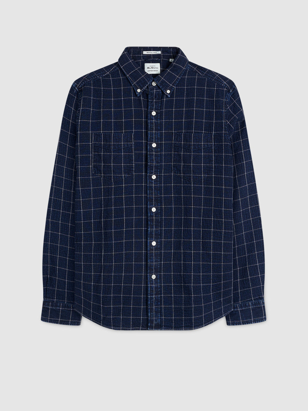 Chemises Ben Sherman Dalston Blues Beatnik Indigo | EDQ-08234418